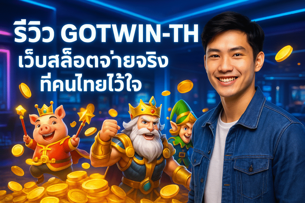 รีวิว GOTWIN-TH เว็บสล็อตจ่ายจริง ที่คนไทยไว้ใจ