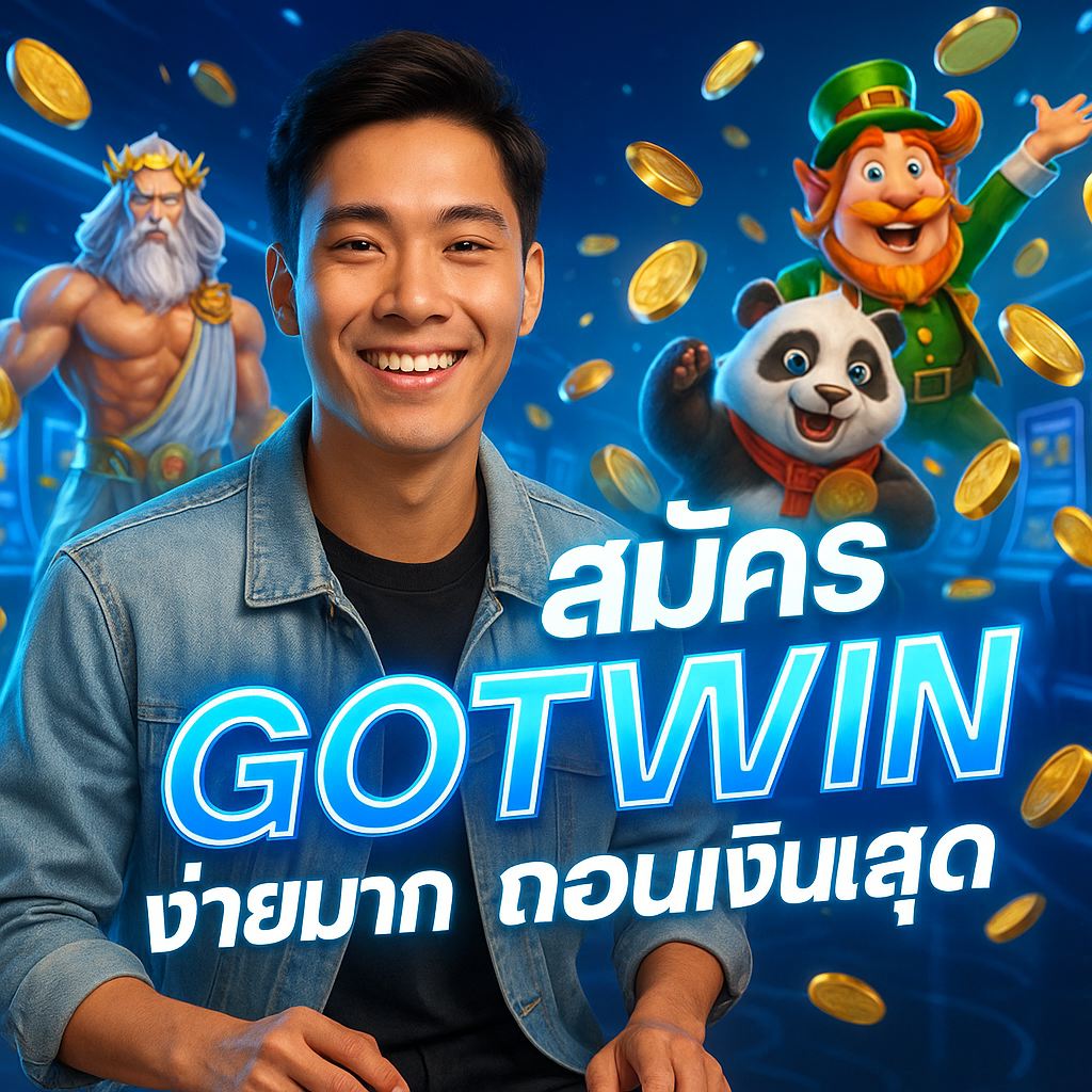 สมัคร GOTWIN ง่ายมาก ถอนเงินไวสุด